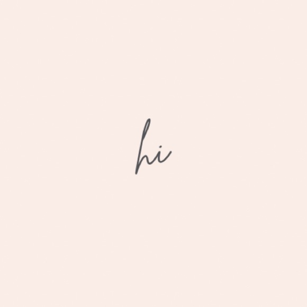 Hi & Welcome!